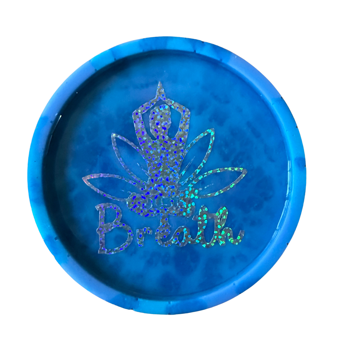 4 Inch Round Resin Coaster