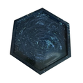 4 Inch Hexagon Resin Coaster
