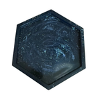 4 Inch Hexagon Resin Coaster