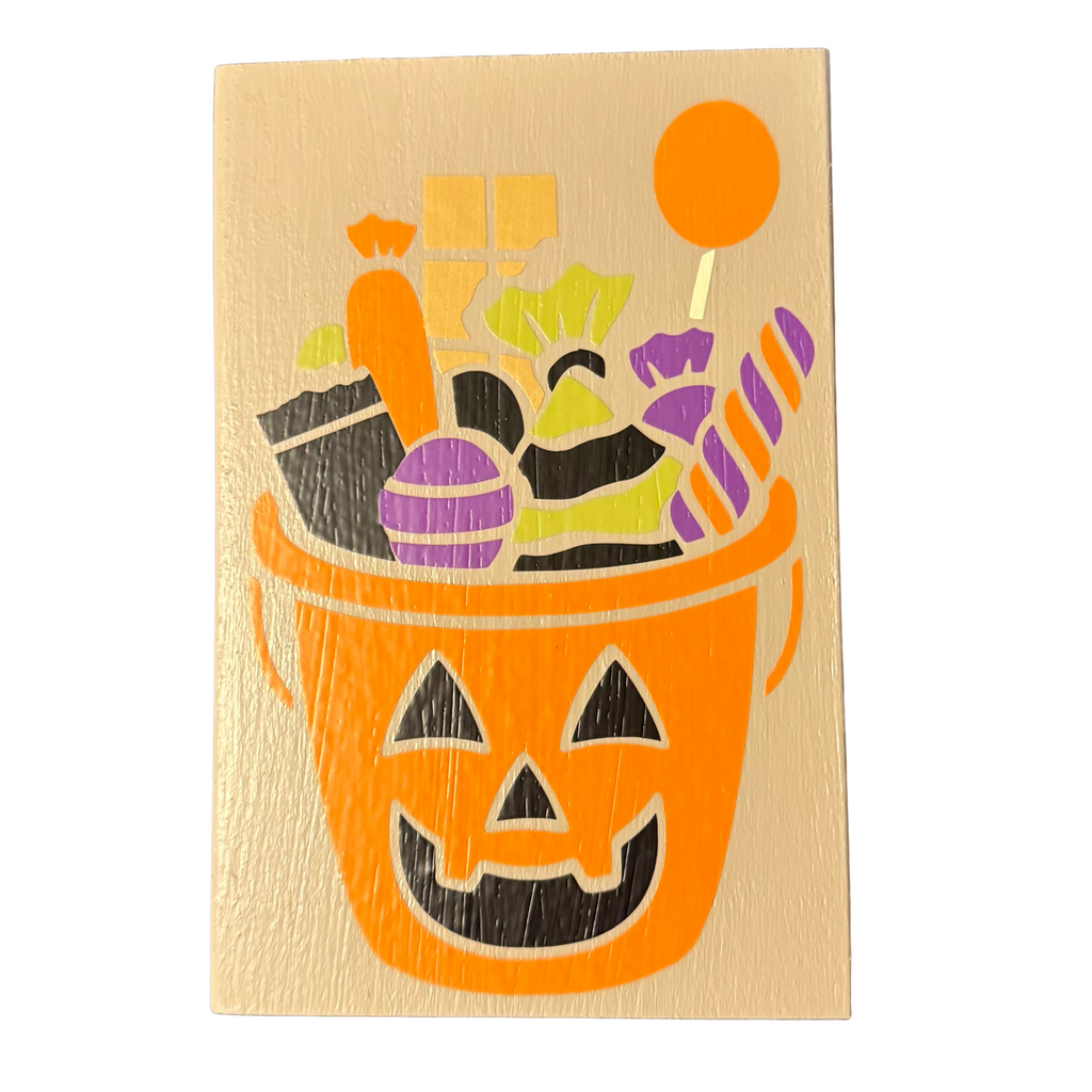 Halloween Candy Bucket Sign