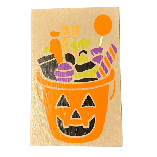 Halloween Candy Bucket Sign