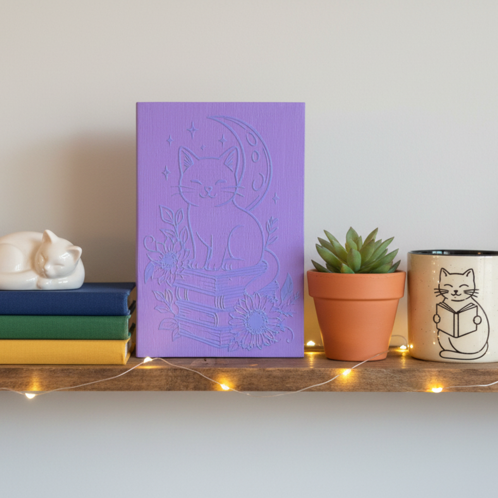 Celestial Book Cat Sign