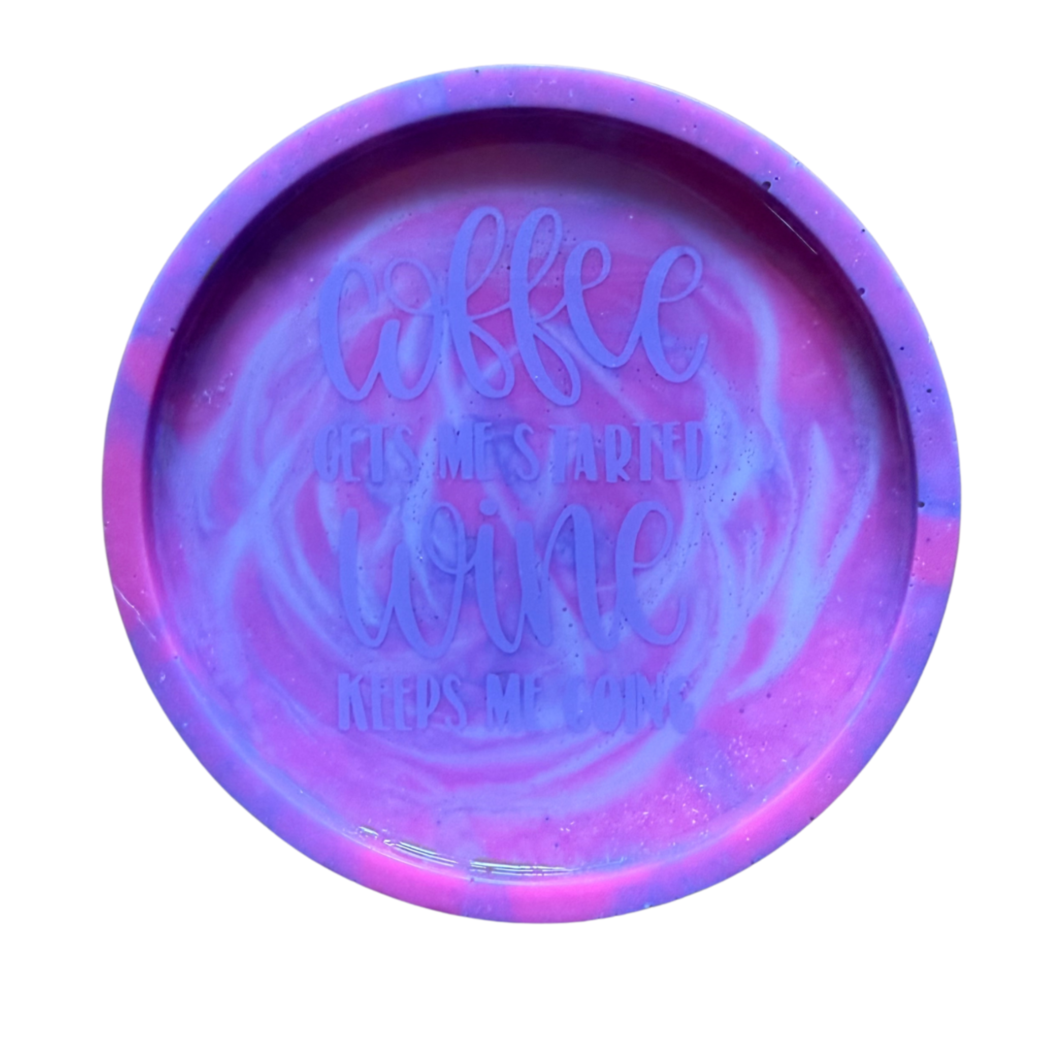4 Inch Round Resin Coaster