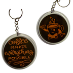 Round Acrylic Keychain