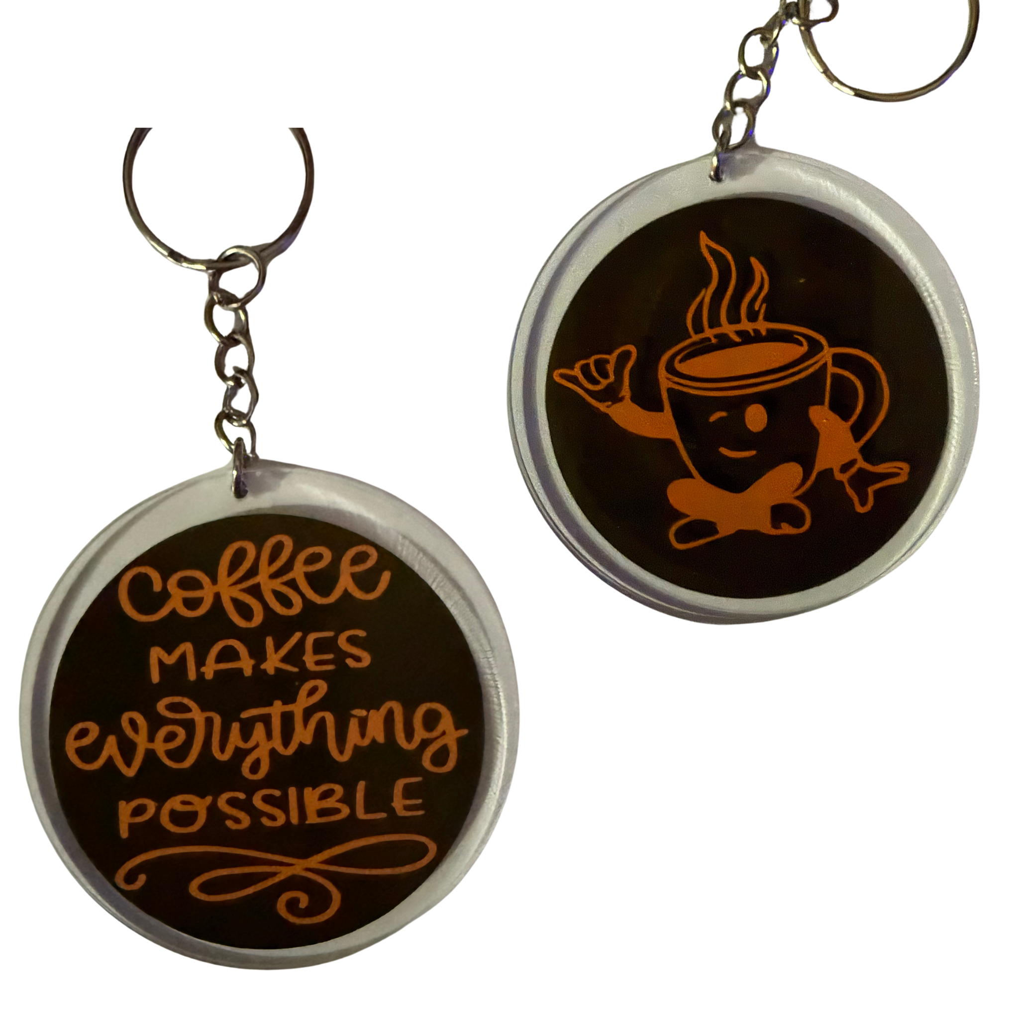 Round Acrylic Keychain