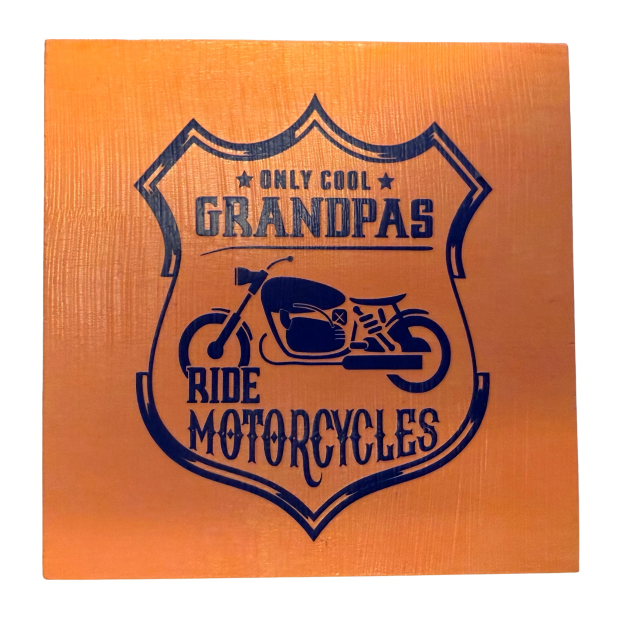 Only Cool Grandpas Ride Motorcycles Sign