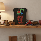 I Don't Ride On The Crazy Train, I Drive It Sign
