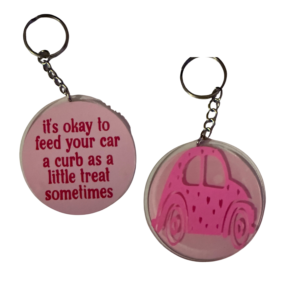 Round Acrylic Keychain