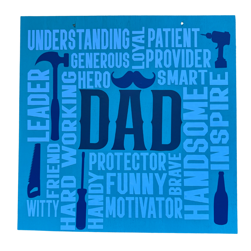 Describing Dad Sign