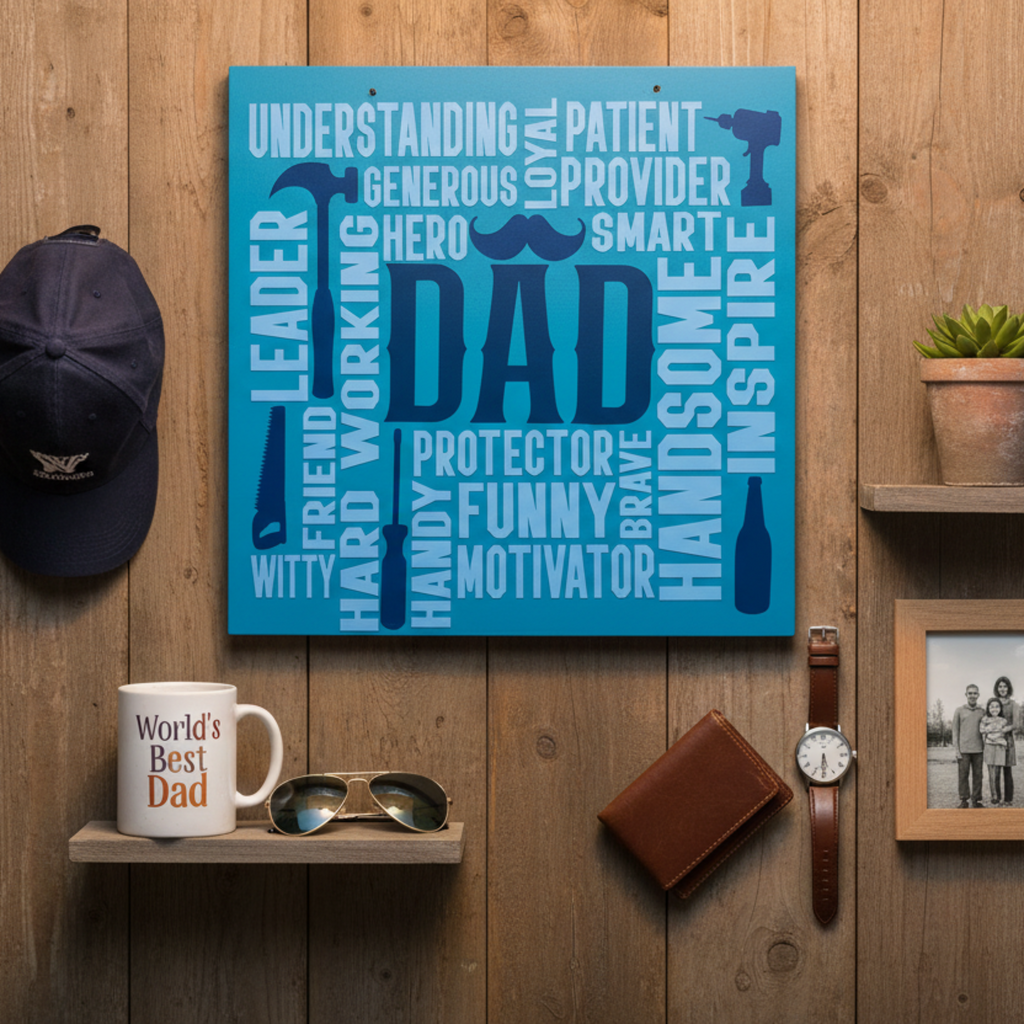 Describing Dad Sign