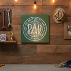 Dad Bank Sign