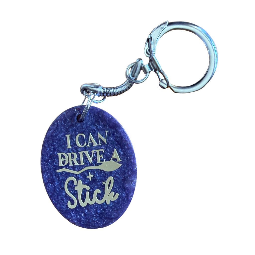 Oval Resin Keychain