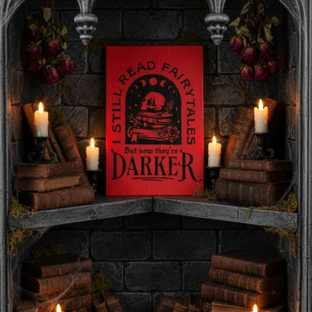 I Still Read Fairytales, But Now They're Darker Sign
