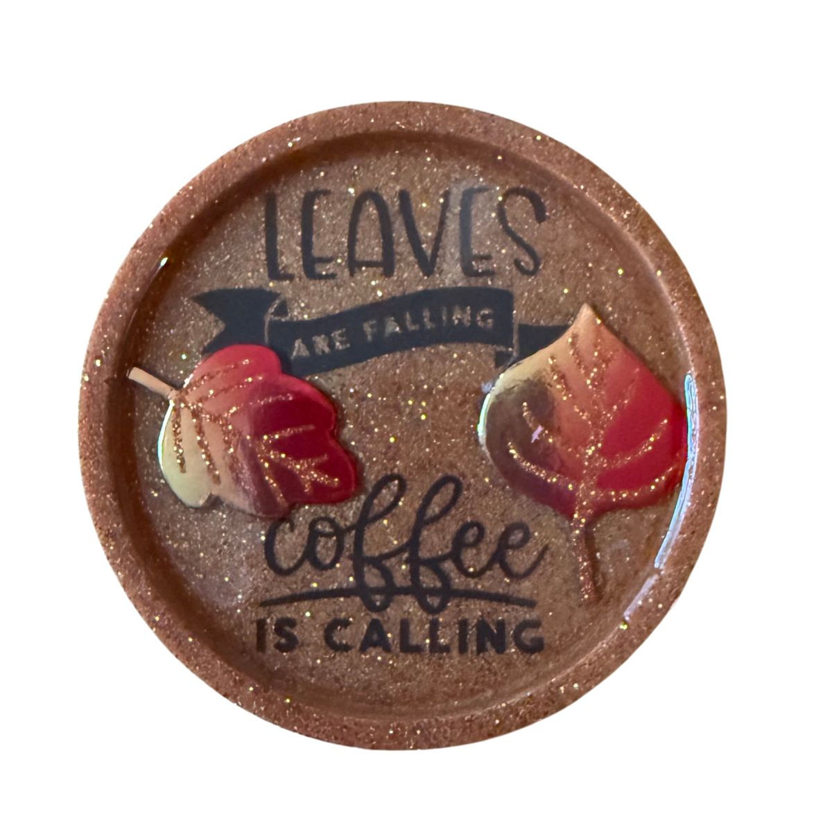 4 Inch Round Resin Coaster