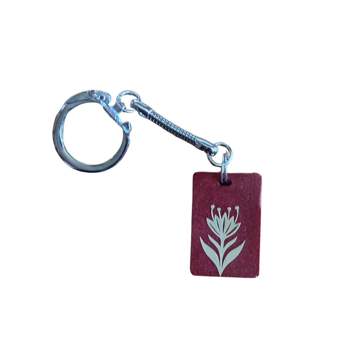 Small Rectangular Resin Keychain