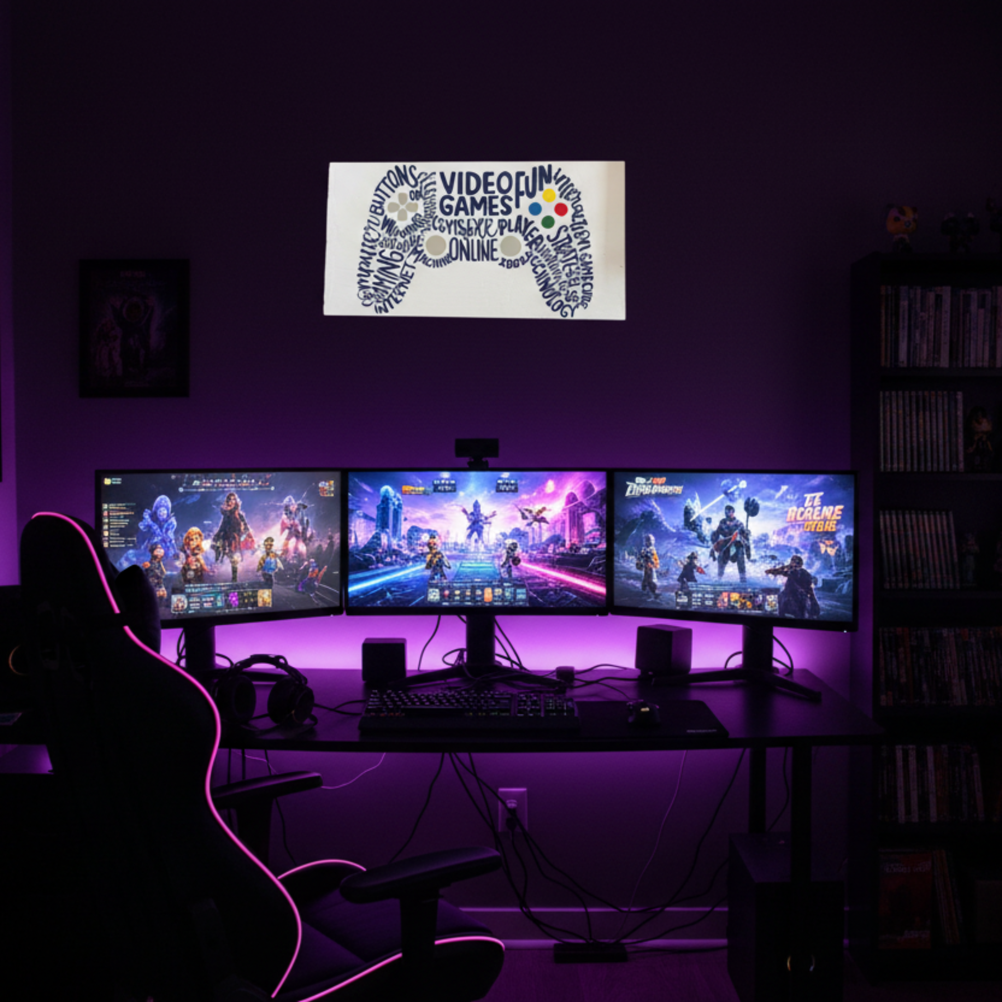 All About Gaming Sign