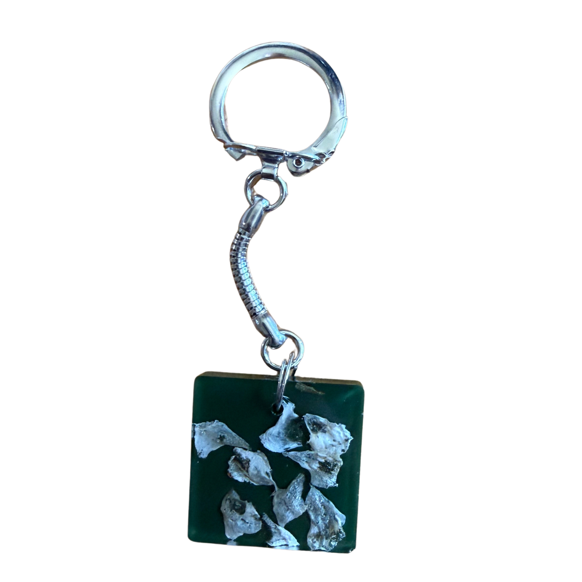 Square Resin Keychain