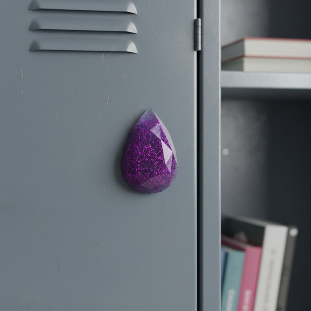 Large Resin Gemstone Magnet