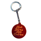 Round Resin Keychain