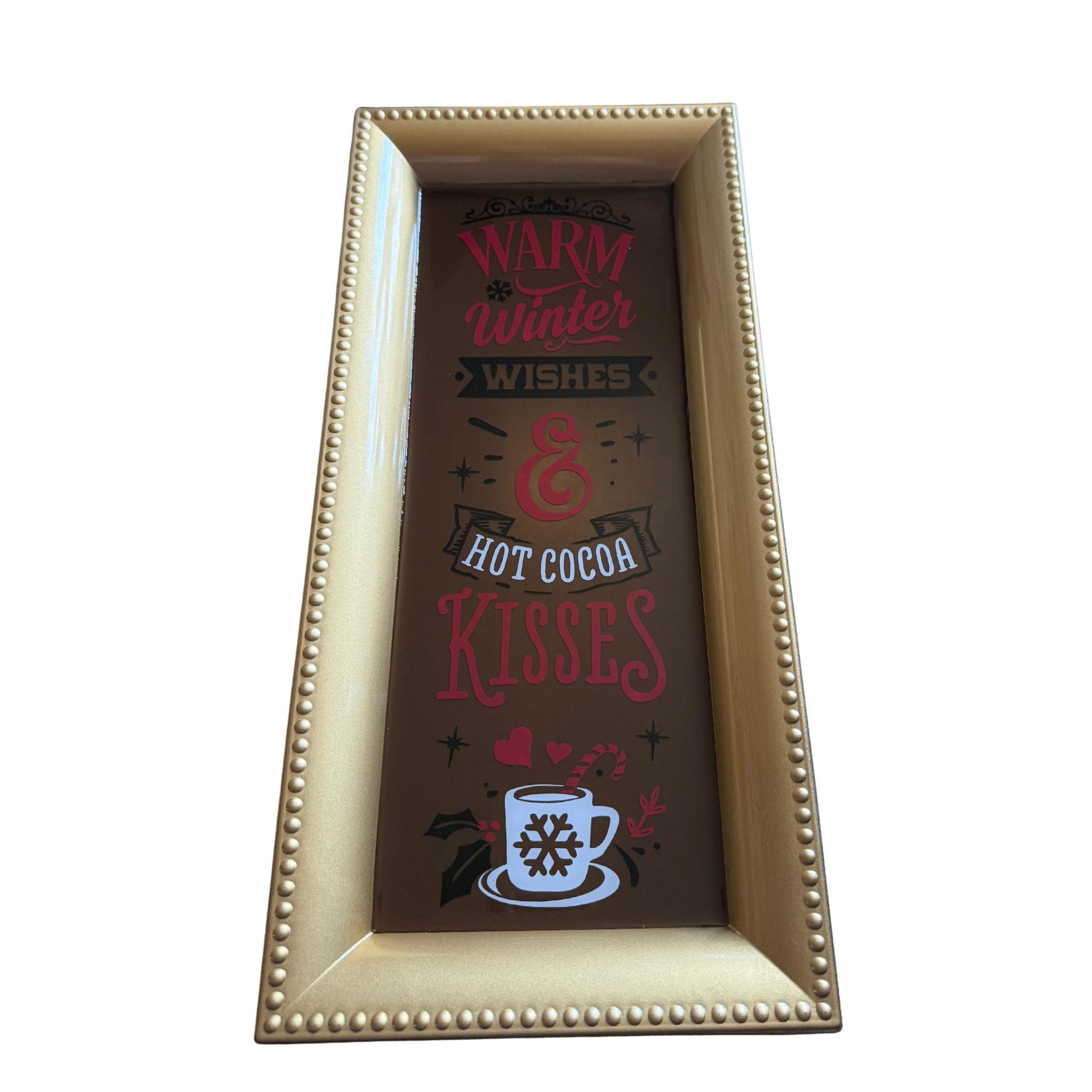 Winter Decorative Tray