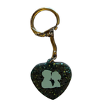 Resin Heart Shaped Keychain
