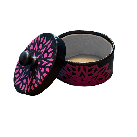 Black and Pink Trinket Box
