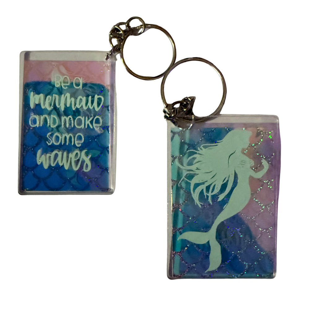 Rectangular Acrylic Keychain