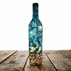 Lighted Decorative Glass Bottle with LED Lights