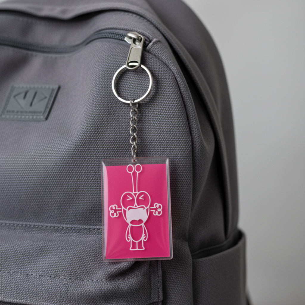 Rectangular Acrylic Keychain