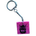 Square Resin Keychain