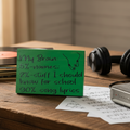 My Brain: 5% Names, 2% School, 90% Song Lyrics Sign