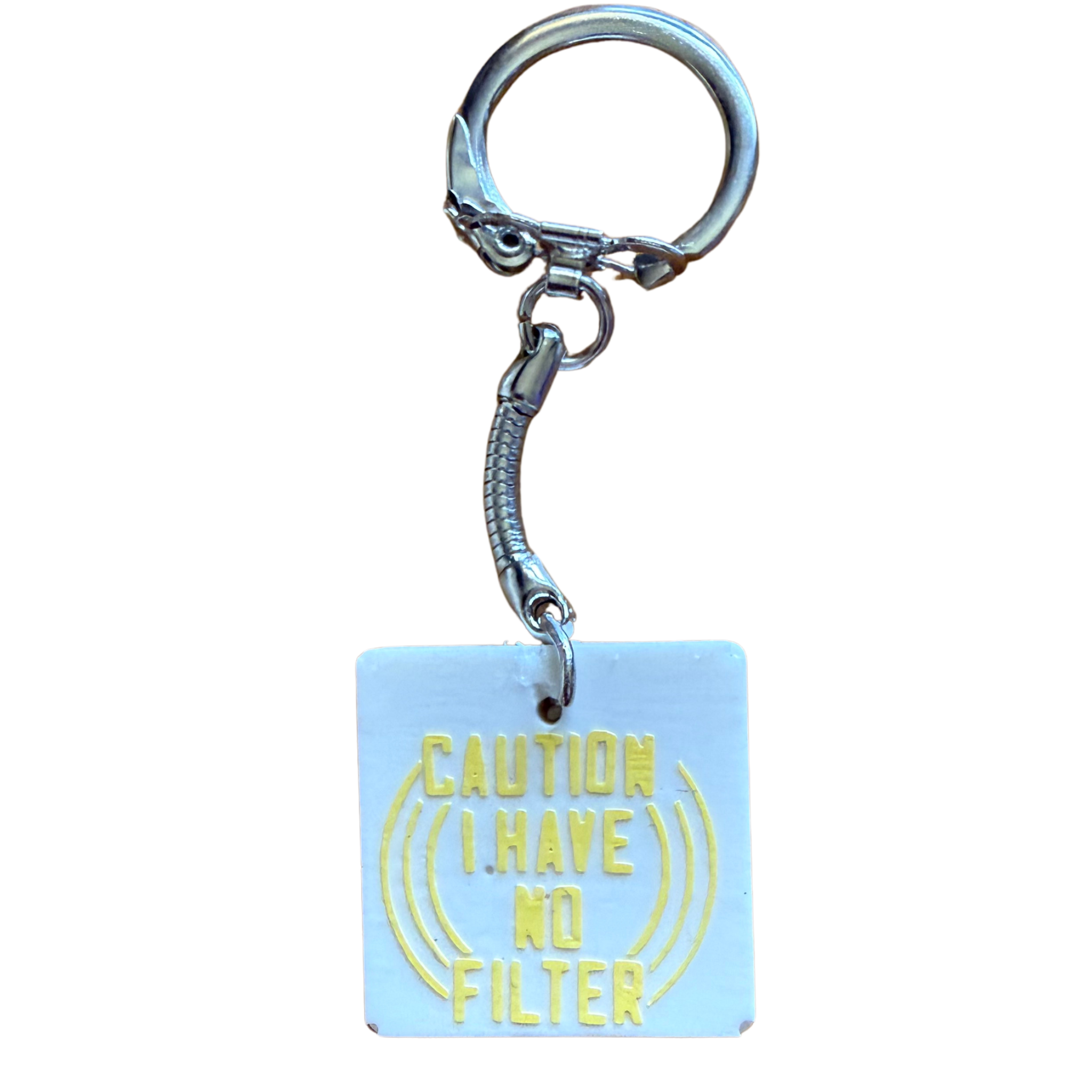 Square Resin Keychain