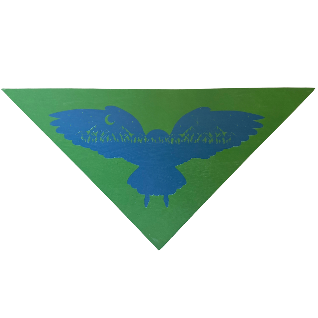 Midnight Owl Mountain Sign