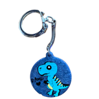Large Round Resin Keychain