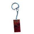 Small Rectangular Resin Keychain