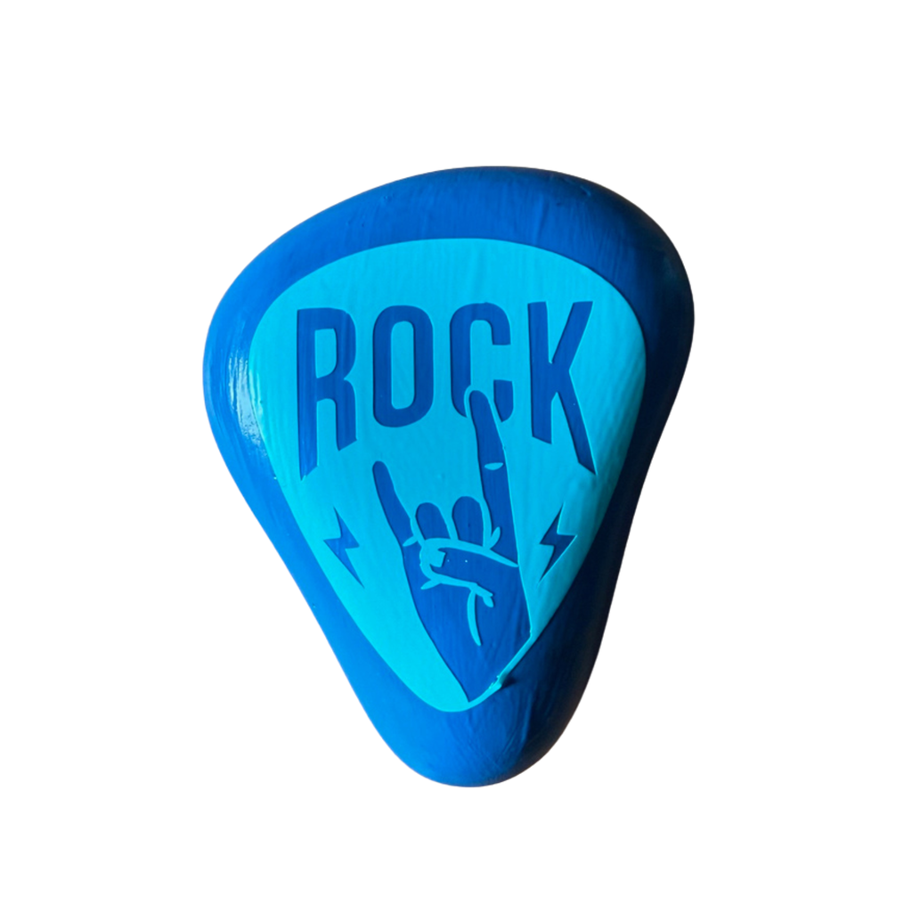 Small Painted Rock- Rock Pun Edition