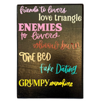 Romance Book Variety Sign