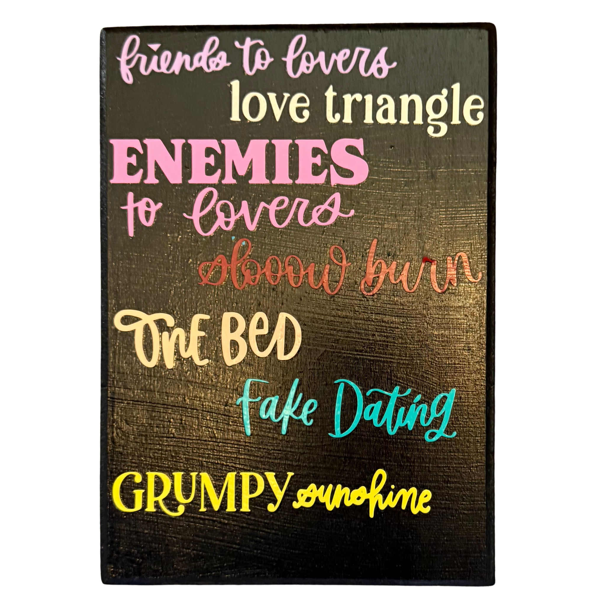 Romance Book Variety Sign