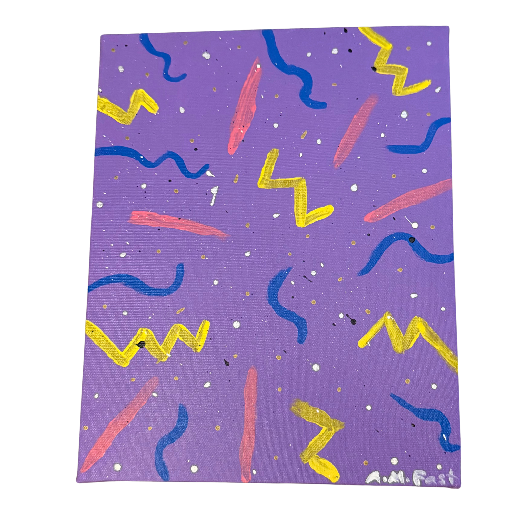 Saved By The Vibes Abstract Painting