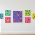 Saved By The Vibes Abstract Painting
