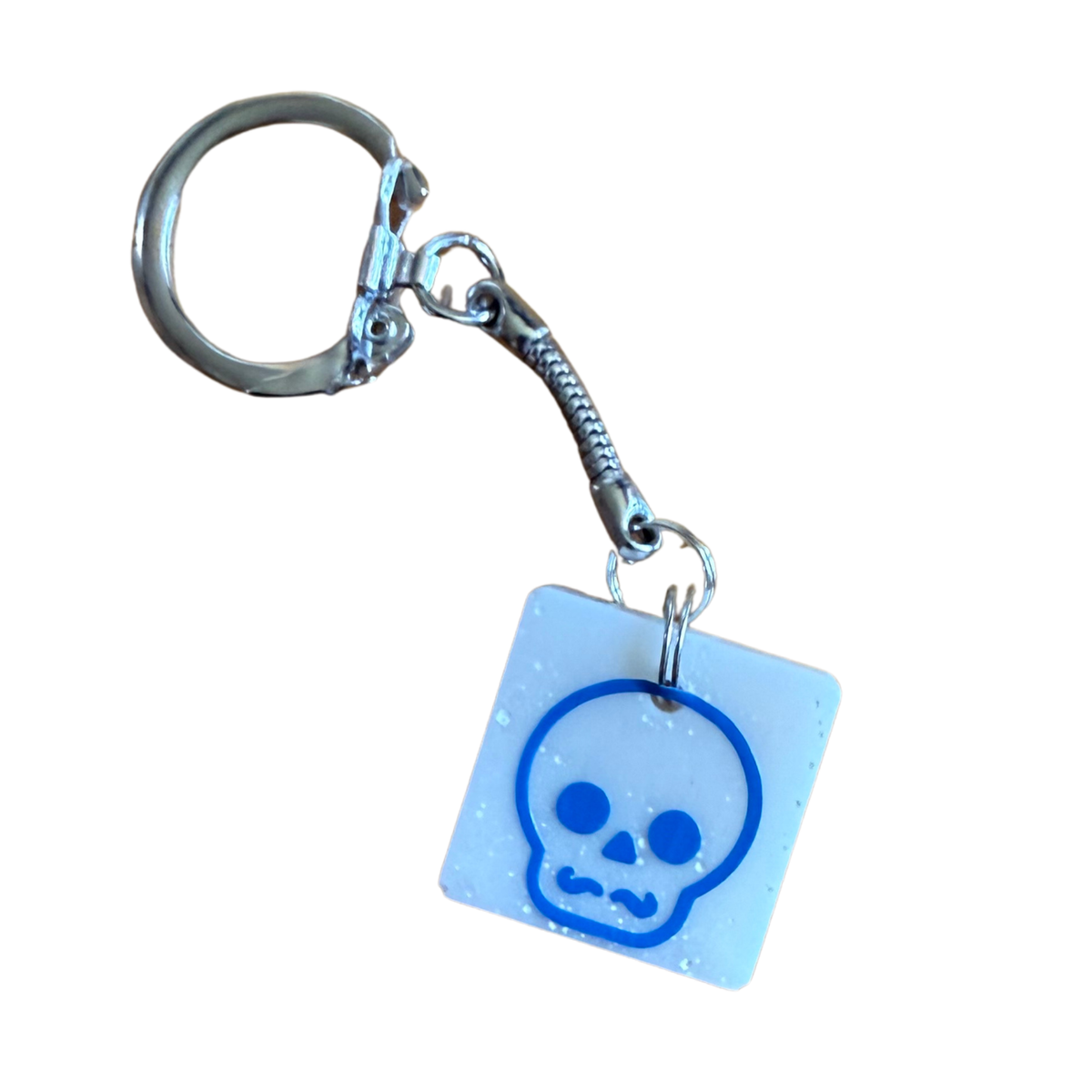 Square Resin Keychain