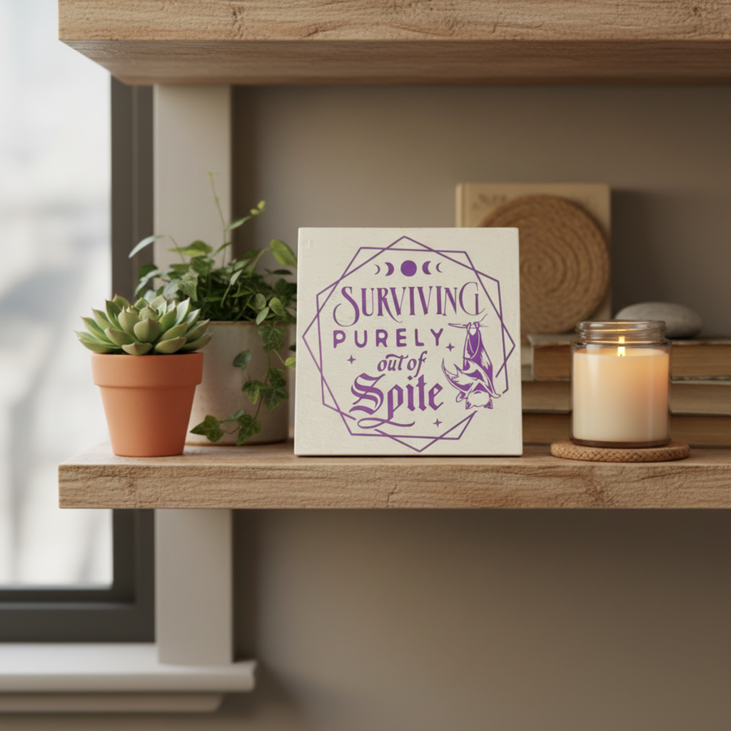 Surviving Purely Out Of Spite Sign