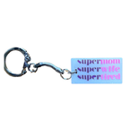 Small Rectangular Resin Keychain