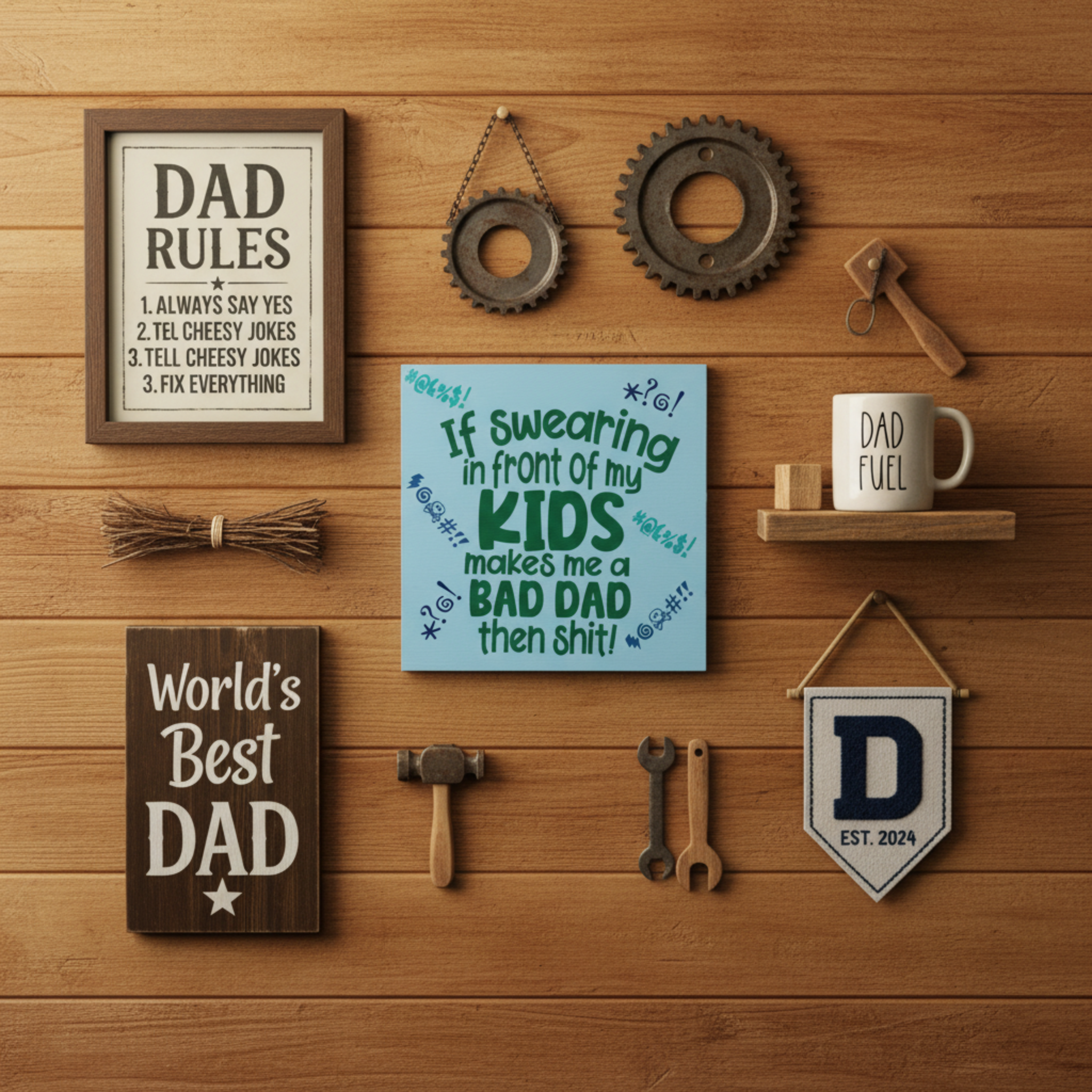If Swearing Makes Me A Bad Dad, Then Shit Sign