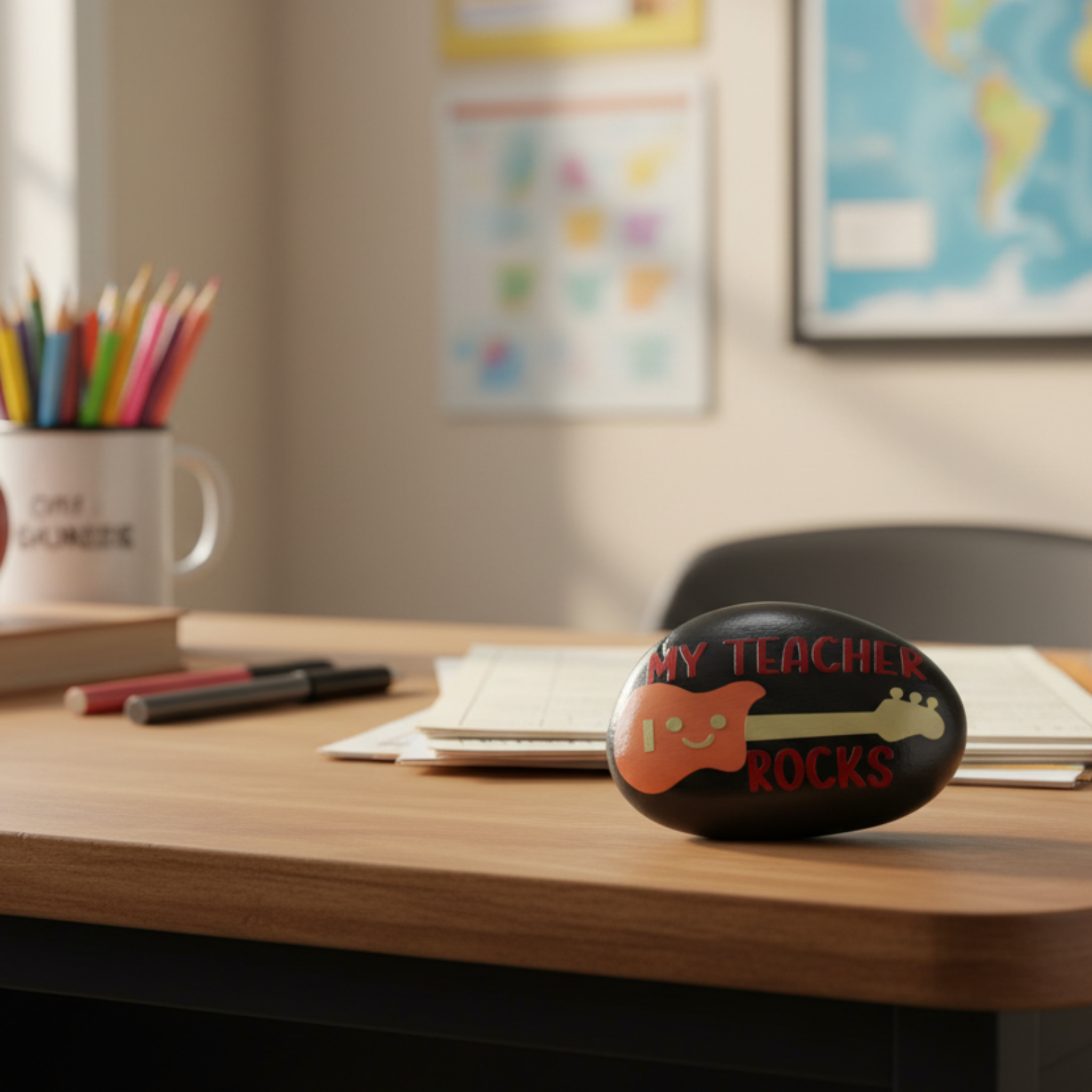 Medium Painted Rock