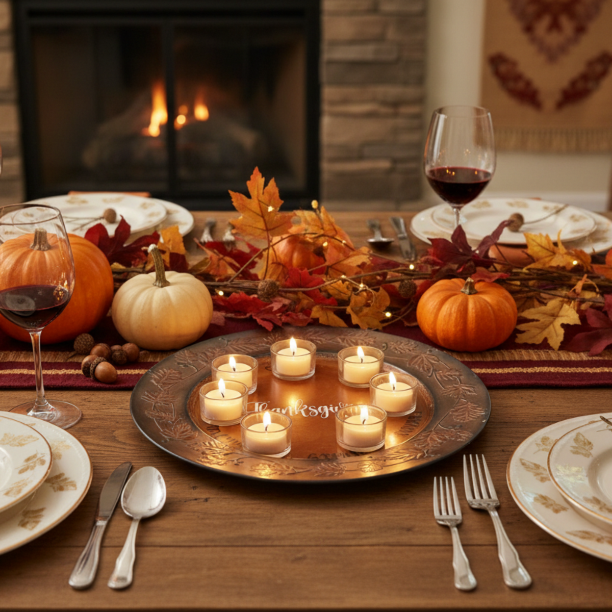 Thanksgiving Decorative Tray