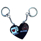 Best Friends Resin Puzzle Keychain Set