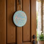 Pastel Floral Welcome Sign