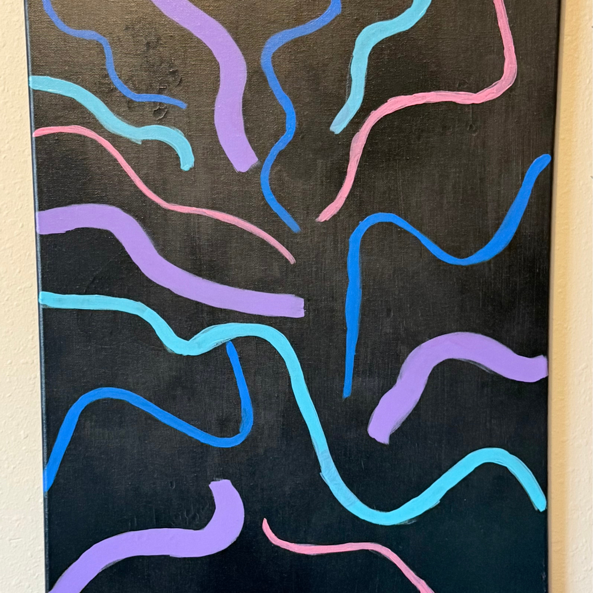 Welcome to the 90s: Abstract Retro Vibes Painting