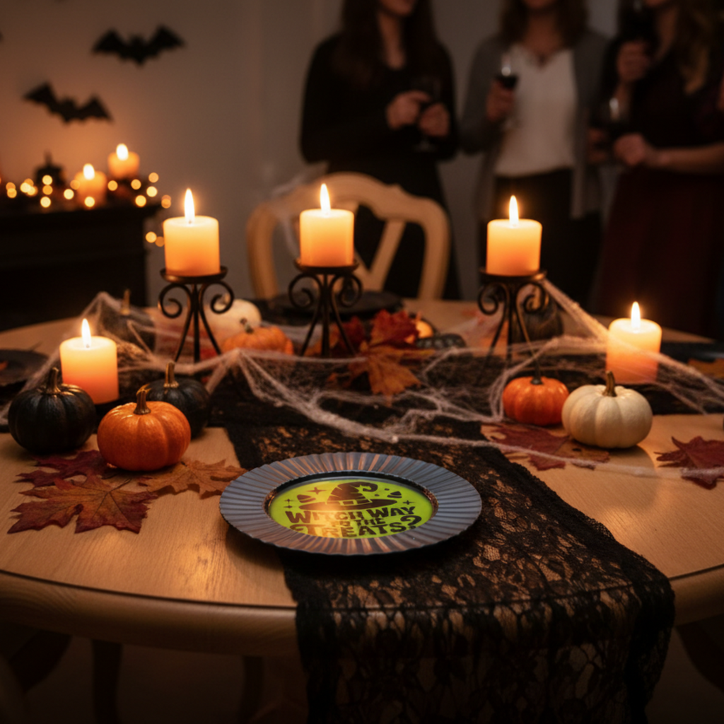 Witch Way To The Treats Decorative Tray